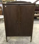 Antique Two Door Men's Chifferobe