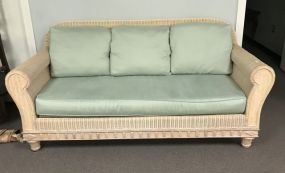 Super Nice Wicker Patio Sofa