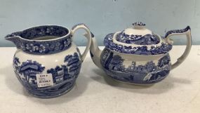 Copeland and Spode Porcelain Pitchers