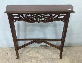 New Antique Reproduction Cherry Wall Table
