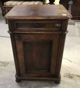 Antique Walnut Commode Nightstand