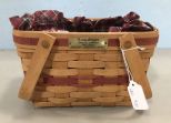 Longaberger Christmas Collection 1992 Season's Greetings Basket