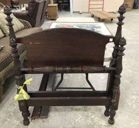 Mahogany Mini Post Twin Bed