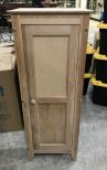 Modern Single Door Pine Storage Cabinet