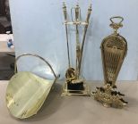 Brass Fireplace Decor and Tools