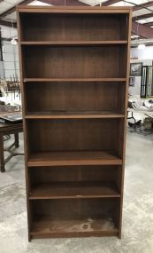 Large Pressed Wood Bookcase