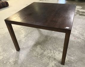 Contemporary Wood Square Table