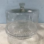 Clear Glass Cake Stand