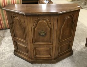 Vintage Demi Lune Wall Commode