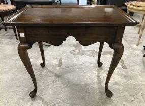 Modern Cherry Queen Anne Tea Table