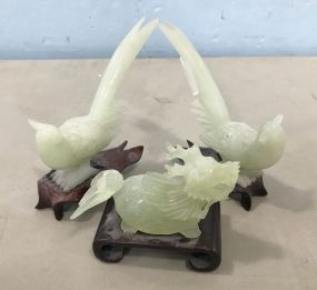 Oriental Jade Like Figurines