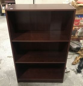 Modern Cherry Pressed Wood Bookcase