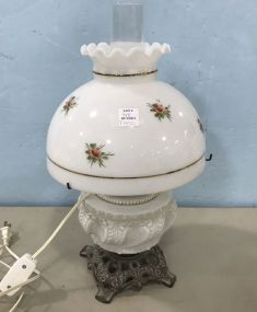 White Glass Globe Lamp