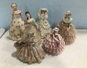 Group of Heirlooms Dresden Style Figurines