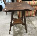 Antique Oak Lamp Table