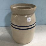 Blue Label Stoneware Crock