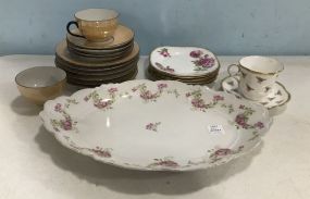 Group of Porcelain Plates and Platter