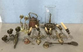 Group of Brass Decor Items