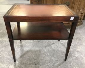 Mahogany Two Tier Side Table