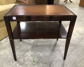 Mahogany Two Tier Side Table