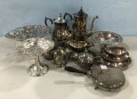 Group of Silver Plate Serving Pieces