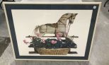 Signed Print of Rocking Horse