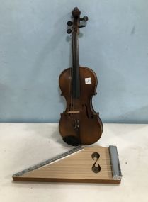 Vintage Violin and String Instrument