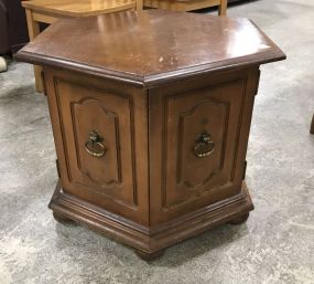 Vintage Octagon Side Table