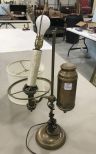 Antique Converted Oil Lamp