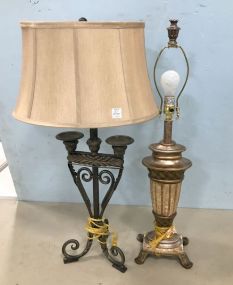Two Decorative Modern Table Lamps
