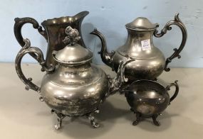 Four Silver Plated Pitchers