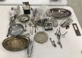 Group of Silver Plate Serving Pieces