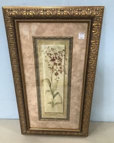 Gold Gilt Framed Orchid Print