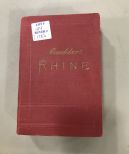 Baedeker's Rhine Travel Guide c1919