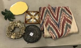 Table Runner and Decorative Trivets