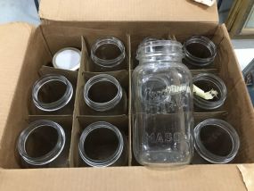 11 Brockway Clear-Vu Mason Jars