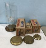 Four Assorted Sized Wolfard Oil Decor Lamps