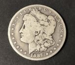 1887-O Morgan Silver Dollar