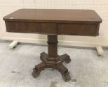 Antique Reproduction French Style Console Pedestal Table