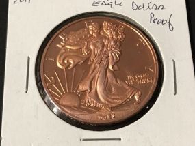 2013 Copper American Eagle Dollar Proof