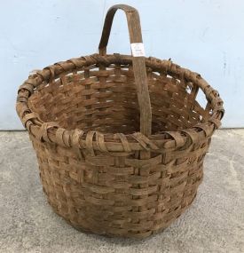 Antique Large River Cane Basket