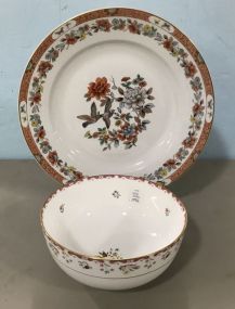 Mottahedeh Charger and Wedwood Bowl