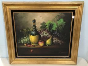 Artistic Interiors Painting of Still Life Grapes