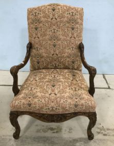 Best Chairs Inc. Antique Reproduction French Arm Chair