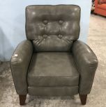 Lane Industries Grey Vinyl Recliner