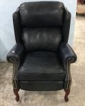 Navy Blue Lane Industries Vinyl Recliner