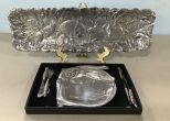 Arthur Court Rabbit Dish and Butter Set