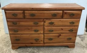 Bassett Furniture Rustic Pine Double Dresser