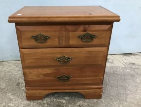 Bassett Furniture Rustic Pine Night Stand