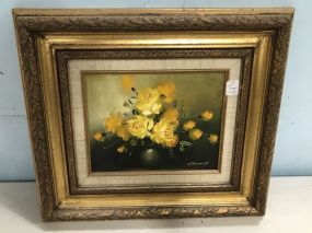 Artistic Interiors Yellow Rose Bouquet Painting